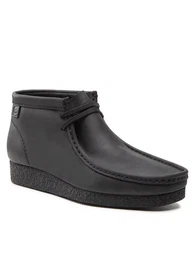Schnrschuhe Shacre Boot 261594407 Black Leather Schnrboots