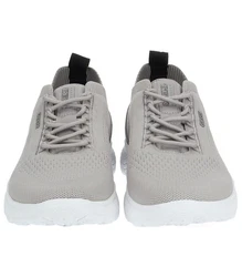 Geox Sneaker Lederimitat/Textil Grau/Hellgrau/Beige/Braun