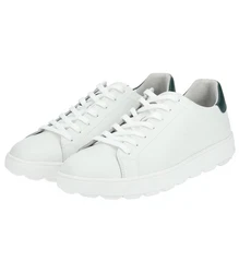 Geox U45GPA 0009B C0899 Sneaker Schnürschuh Weiß/Creme/Hellblau