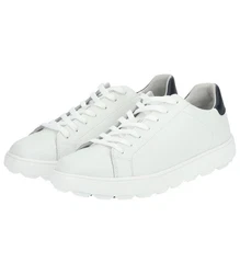 Geox U45GPA 0009B C0899 Sneaker Schnürschuh Weiß/Creme/Silber/Grau