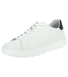 Geox U45GPA 0009B C0899 Sneaker Schnürschuh Weiß/Creme/Silber/Grau