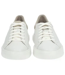 Geox Sneaker Lederimitat/Mesh Weiß/Beige/Creme