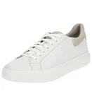Geox Sneaker Lederimitat/Mesh Weiß/Beige/Creme
