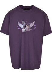 MT Upscale T-Shirt Vive la Liberte  Lila/Fliederfarben/Dunkelblau
