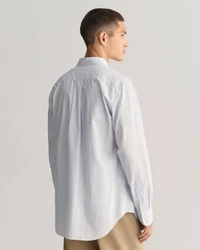 Gant Langarmhemd REG POPLIN STRIPE SHIRT pastellblau/weinrot/silber/weiß (3000130)