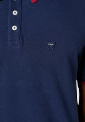 Wrangler Poloshirt mit Logostickerei POLO SHIRT Dunkelblau