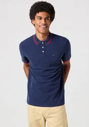 Wrangler Poloshirt mit Logostickerei POLO SHIRT Dunkelblau