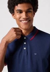 Wrangler Poloshirt mit Logostickerei POLO SHIRT Dunkelblau