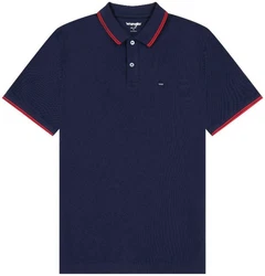 Wrangler Poloshirt mit Logostickerei POLO SHIRT Dunkelblau