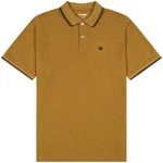 Wrangler Poloshirt mit Logostickerei POLO SHIRT Gelb/Braun/Khaki