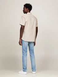Tommy Hilfiger Kurzarmhemd W-CO/LI CLASSIC STP RF SHIRT fein gestreift