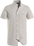 Tommy Hilfiger Kurzarmhemd W-CO/LI CLASSIC STP RF SHIRT fein gestreift