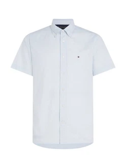 Tommy Hilfiger Kurzarmhemd W-CO/LI FAKE SOLID RF SHIRT