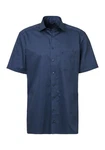 OLYMP Kurzarmhemd Luxor modern fit Dunkelblau/Blau/Hellblau