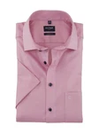 OLYMP Kurzarmhemd Luxor modern fit Rosa/Lila