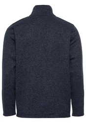 Killtec Strickfleecejacke mit Stehkragen Dunkelblau/Grau/Hellblau