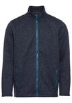 Killtec Strickfleecejacke mit Stehkragen Dunkelblau/Grau/Hellblau