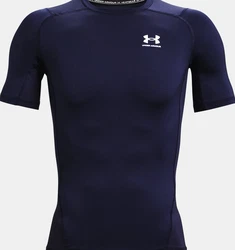 Under Armour T-Shirt UA HG ARMOUR COMP dunkelblau/wei