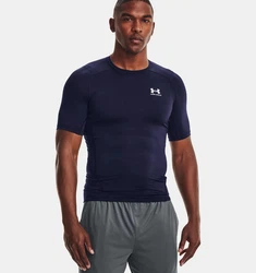 Under Armour T-Shirt UA HG ARMOUR COMP dunkelblau/wei