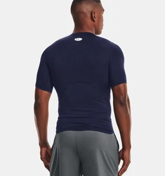 Under Armour T-Shirt UA HG ARMOUR COMP dunkelblau/wei