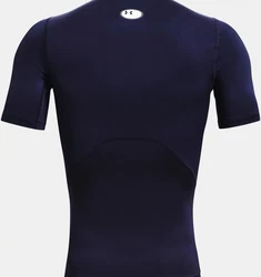 Under Armour T-Shirt UA HG ARMOUR COMP dunkelblau/wei