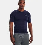 Under Armour T-Shirt UA HG ARMOUR COMP dunkelblau/wei