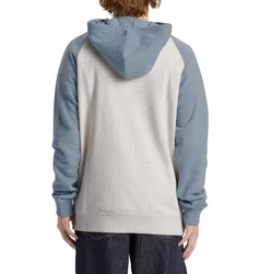 DC Shoes Hoodie DC Star Pilot Raglan Hellblau/Grau/Blau/Hellgrau/Creme