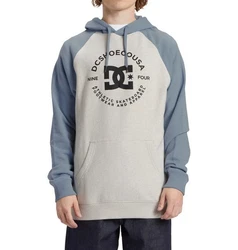 DC Shoes Hoodie DC Star Pilot Raglan Hellblau/Grau/Blau/Hellgrau/Creme