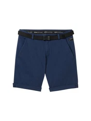 TOM TAILOR Denim Shorts Chinoshorts mit Gürtel 