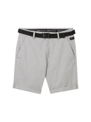 TOM TAILOR Denim Shorts Chinoshorts mit Gürtel 