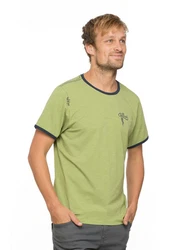 Chillaz Kurzarmshirt Rope T-shirt Herren Grün/Dunkelgrün/Neonfarben