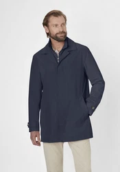 S4 Jackets Langmantel SANTIAGO Herrenmantel Dunkelblau/Blau