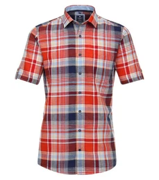 Kurzarmhemd kariert Comfort Fit