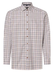 Andrew James Businesshemd Gelb/Beige/Braun