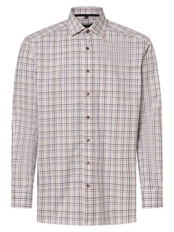 Andrew James Businesshemd Gelb/Beige/Braun