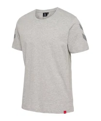 hummel T-Shirt hmlLEGACY Chevron T-Shirt Hellgrau/Grau