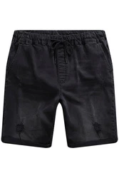 STHUGE Jeans-Bermuda FLEXLASTIC Denim Dunkelgrau/Schwarz/Dunkelblau