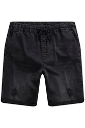 STHUGE Jeans-Bermuda FLEXLASTIC Denim Dunkelgrau/Schwarz/Dunkelblau