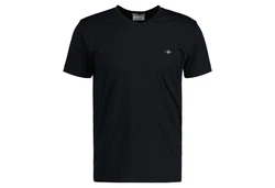 GANT T-Shirt V-Neck Slim Fit SLIM SHIELD V-NECK T-SHIRT Schwarz
