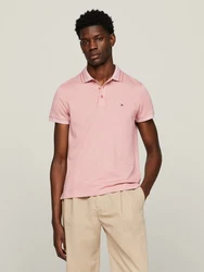 Tommy Hilfiger Poloshirt PRETWIST MOULINE SLIM FIT Rot/Rosa