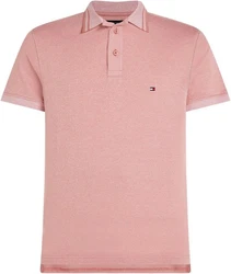 Tommy Hilfiger Poloshirt PRETWIST MOULINE SLIM FIT Rot/Rosa