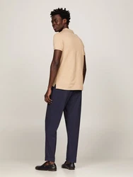 Tommy Hilfiger Poloshirt PRETWIST MOULINE SLIM FIT Beige/Khaki/Orange/Braun/Gelb