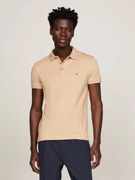 Poloshirt PRETWIST MOULINE SLIM FIT POLO mit melierter Optik