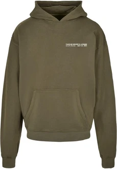Upscale by Mister Tee NY Taxi Hoodie Dunkelgrün/Khaki