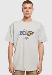 Upscale by Mister Tee Herren BRKLYN Oversize Tee Khaki/Grau/Dunkelblau