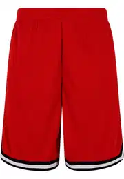 Stoffhose Herren Stripes Mesh Shorts (1-tlg)