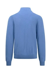 Fynch-Hatton Strickjacke Cardigan-Zip Blau/Hellblau