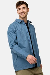 Indicode Langarmhemd INPilou Hellblau/Blau