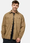 Indicode Langarmhemd INPilou Braun/Khaki/Beige