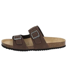 Geox Pantoletten Sandal GHITA Braun/Dunkelbraun/Beige